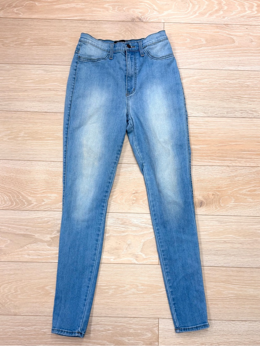Fashion Nova Light Blue Skinny Jeans